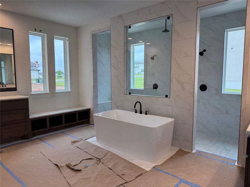 Furnished interior view inside a new home in ClearWater Ranch, Liberty Hill (Image 12). Furnished interior view inside a new home in ClearWater Ranch, Liberty Hill (Image 12).