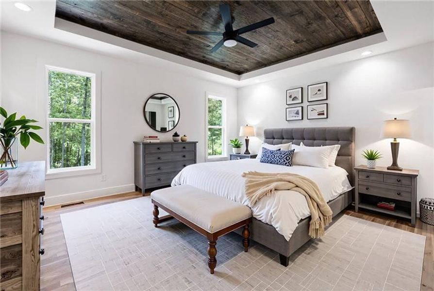 Furnished interior view inside a new home in , Cartersville (Image 10).