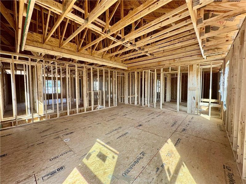 In-progress construction of a new home in Eastlyn Crossing, Flowery Branch, GA (Image 14).
