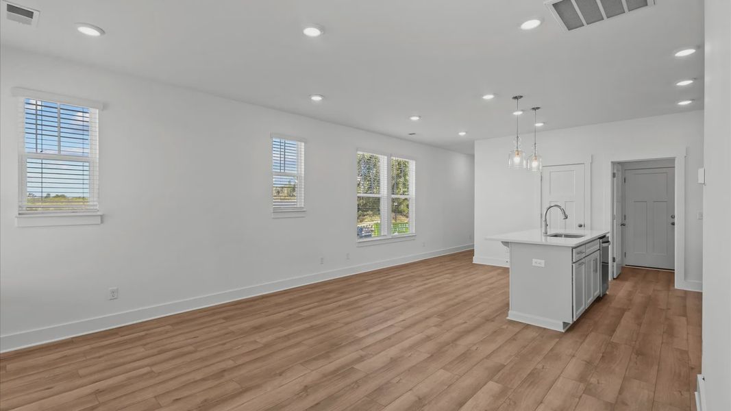 Representative unfurnished interior of a home built from the Freesia by DRB Homes in Pleasant Falls, Moore (Image 19).
