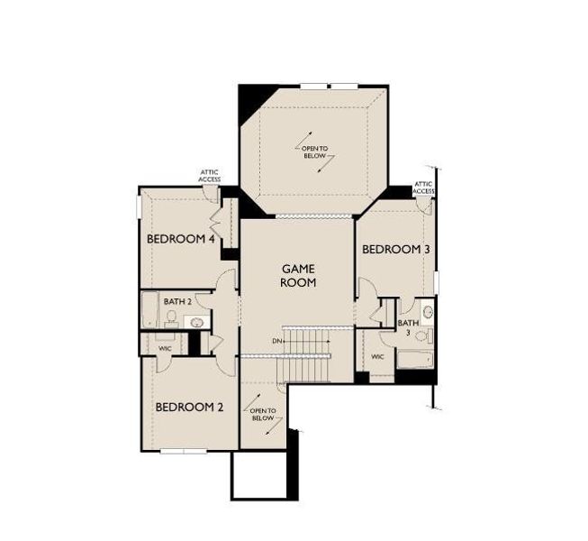 Tyler Floorplan 2nd Floor