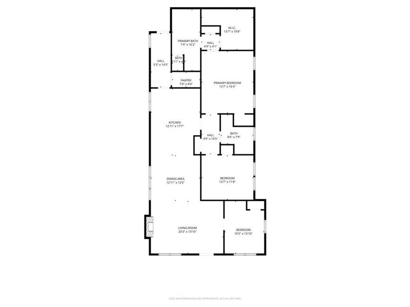 2D floor plan layout of this home in , Cleburne, TX (Image 5).