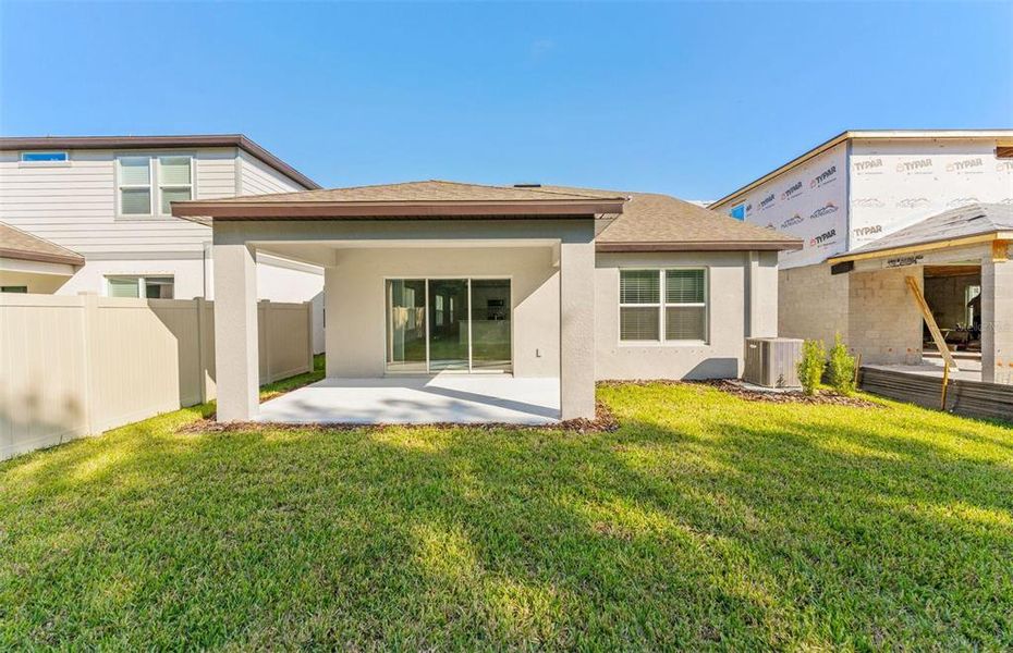 Exterior details and patio area of a home in Spencer Glen, Riverview (Image 2).