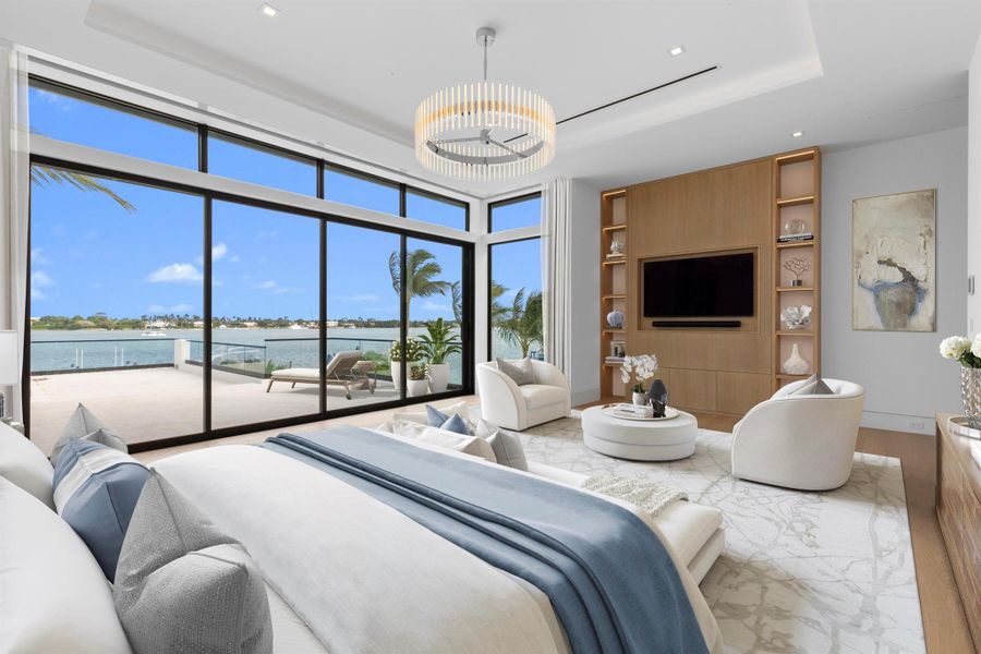 Furnished interior view inside a new home in , West Palm Beach (Image 4).