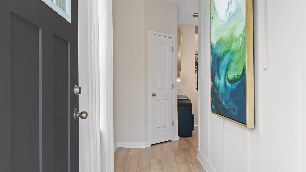 Furnished interior view inside a new home in Auburn Ridge, Riverdale (Image 5). Furnished interior view inside a new home in Auburn Ridge, Riverdale (Image 5).