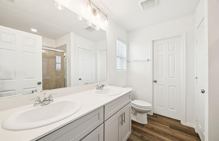 *floorplan representation, not actual home - Spacious owner's suite with private bath