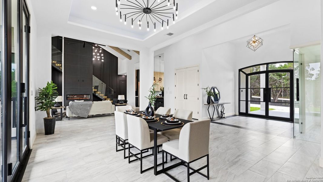 Furnished interior view inside a new home in , San Antonio (Image 11).