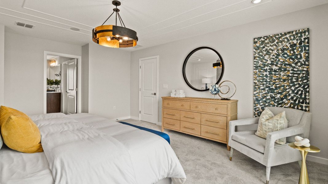 Representative furnished interior of a home built from the Highbourne by DRB Homes in Willowbrook North, Winter Haven (Image 54).