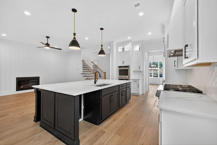 Furnished interior in a model home at Livingstone Park in Kennesaw (Image 7).