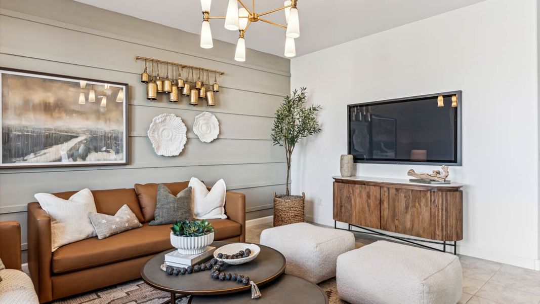 Furnished interior view inside a new home in Barnett Village, Marana (Image 11).