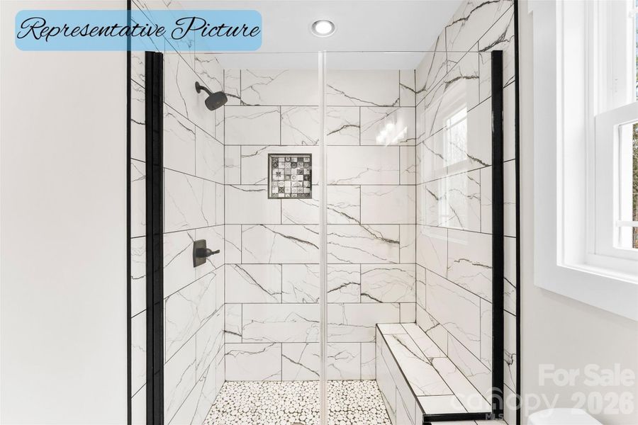 Primary Shower - will be marble Primary Shower - will be marble