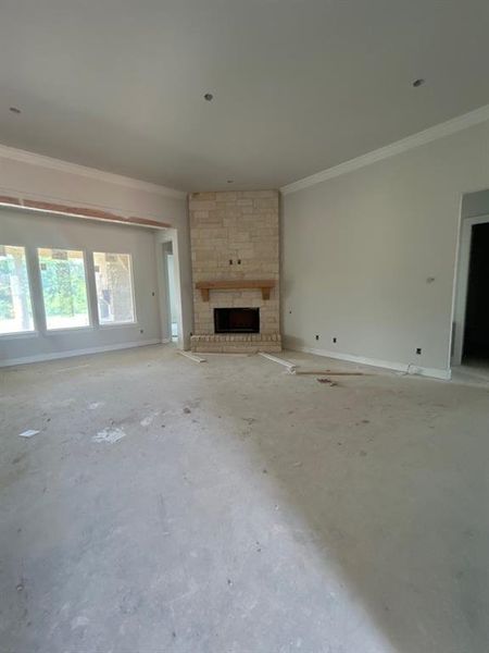 In-progress construction of a new home in Grayson Ridge, Van Alstyne, TX (Image 3).