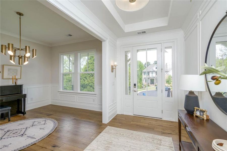 Furnished interior view inside a new home in , Marietta (Image 4). Furnished interior view inside a new home in , Marietta (Image 4).