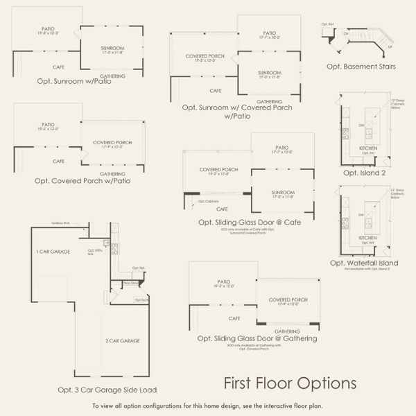2D floor plan layout for the Worthington by John Wieland in Willow Ridge, Nolensville, TN (Image 3).