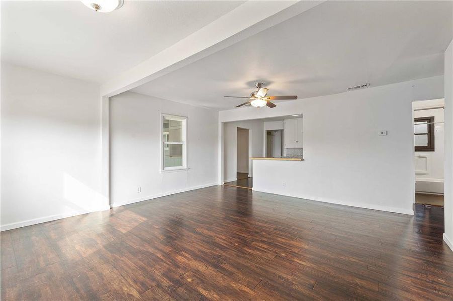 Spacious, unfurnished interior of a new home in , Early (Image 14). Spacious, unfurnished interior of a new home in , Early (Image 14).