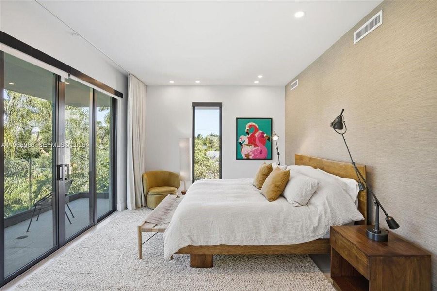 Furnished interior view inside a new home in , Miami Beach (Image 20).