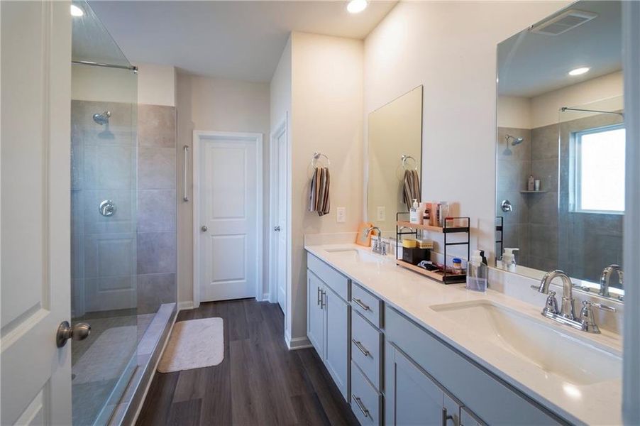 Furnished interior view inside a new home in , Canton (Image 11).