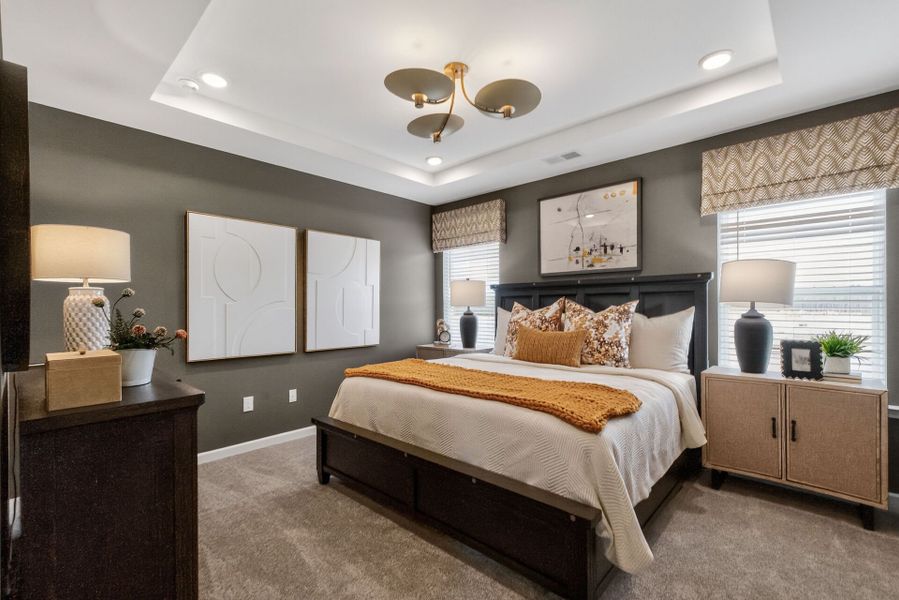 Furnished interior view inside a new home in Cape Overlook, Lillington (Image 11).