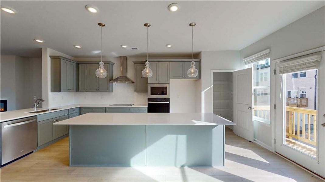 Furnished interior view inside a new home in Daybreak, Newnan (Image 7).