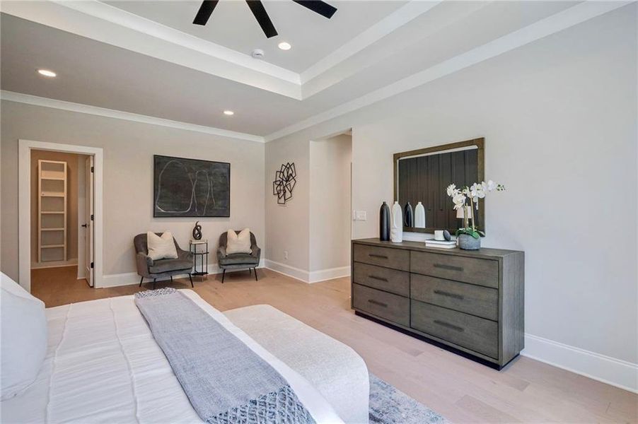 Furnished interior view inside a new home in , Atlanta (Image 41).