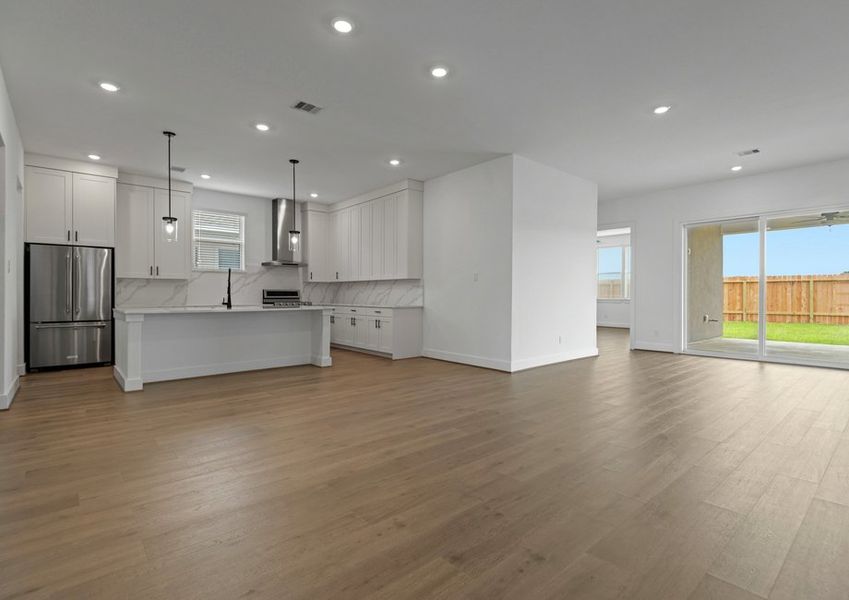 An open concept floor plan perfect for entertaining.