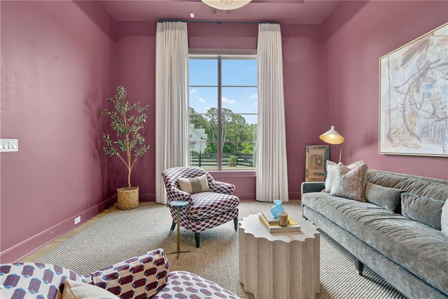 Furnished interior view inside a new home in , Alpharetta (Image 40). Furnished interior view inside a new home in , Alpharetta (Image 40).