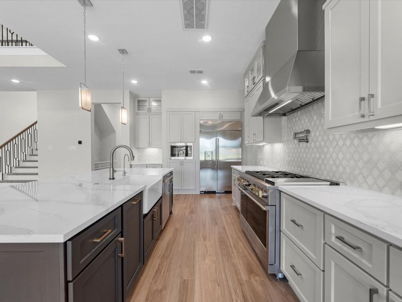 Furnished interior view inside a new home in The Estates at James Lane, Fulshear (Image 4). Furnished interior view inside a new home in The Estates at James Lane, Fulshear (Image 4).