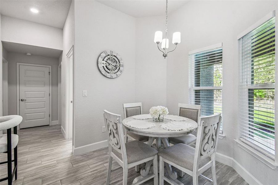 Furnished interior view inside a new home in Sugarmill Woods, Homosassa (Image 18).