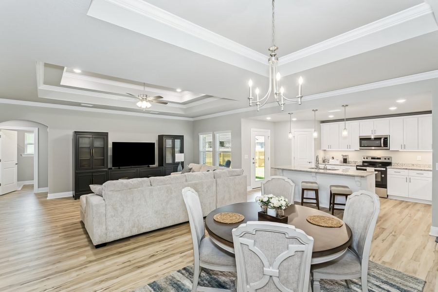 Representative furnished interior of a home built from the The Liberty Estate by Herbst Homes in Prosperity Point, Milton (Image 11).