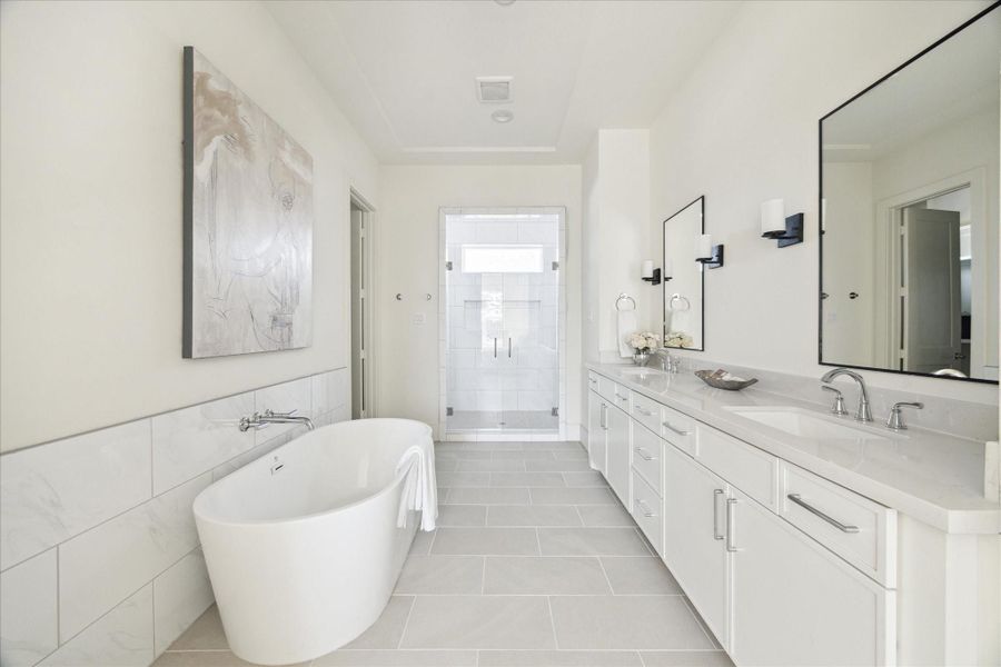 Furnished interior view inside a new home in , Houston (Image 6).