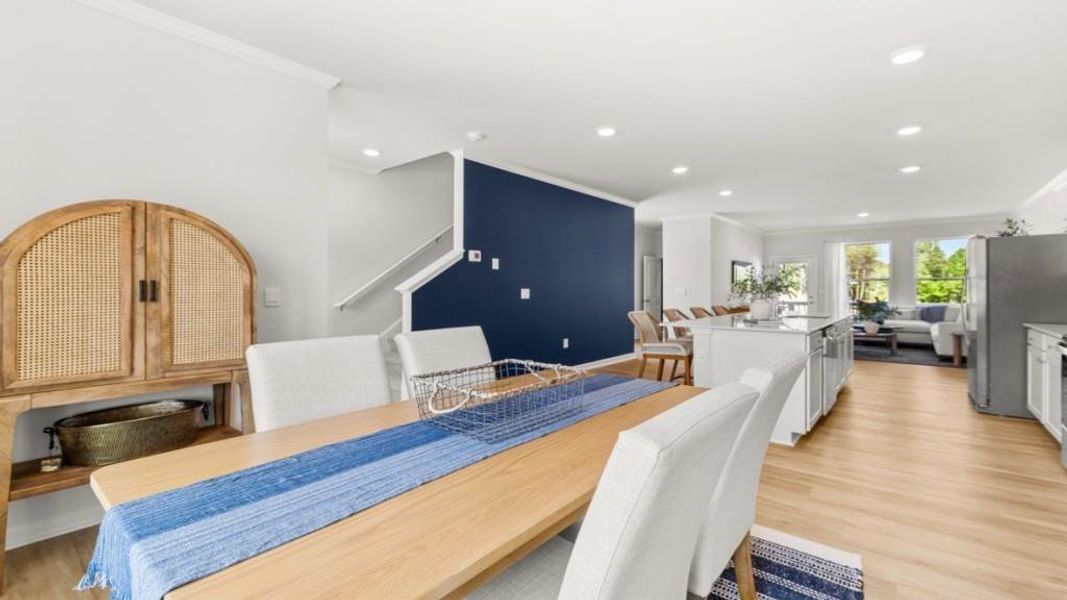 Furnished interior view inside a new home in Waypoint, Flowery Branch (Image 15).