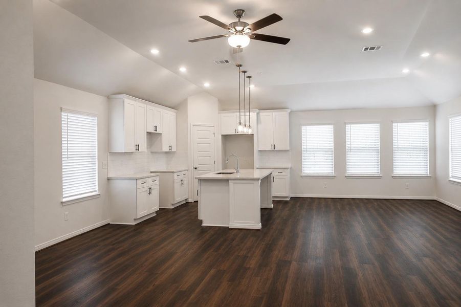 Furnished interior view inside a new home in Eagle Landing, Houston (Image 6).