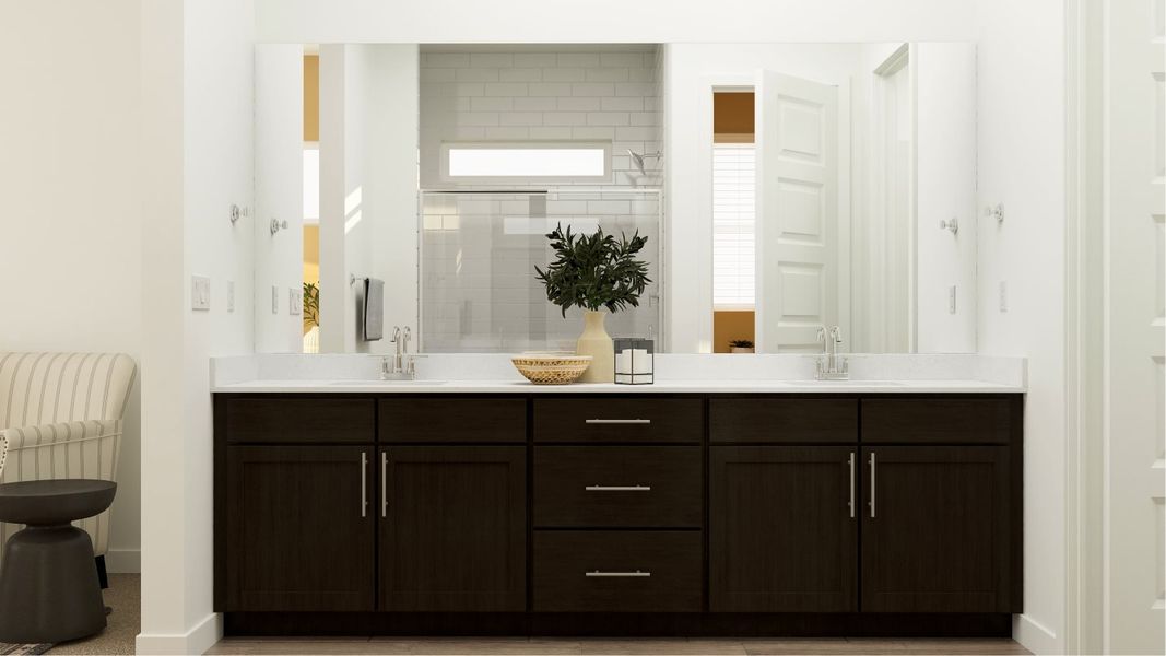 Furnished interior in a model home at Asante: Destiny in Surprise (Image 34).