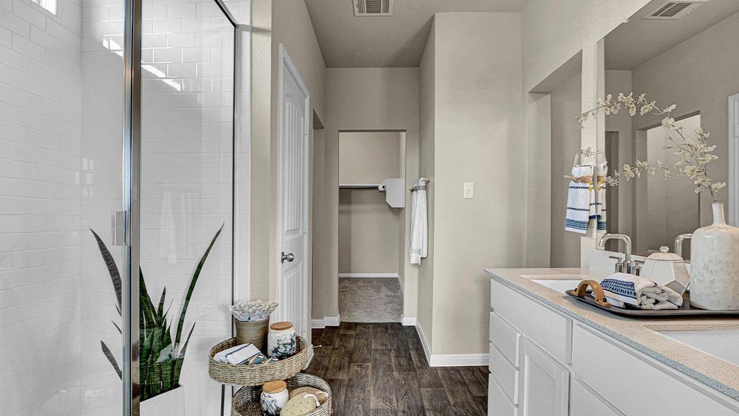 Furnished interior view inside a new home in Southgrove, Kyle (Image 17). Furnished interior view inside a new home in Southgrove, Kyle (Image 17).