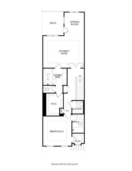2D floor plan layout of this home in Waterhaven, Cumming, GA (Image 6).