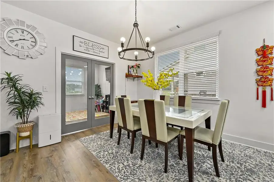Furnished interior view inside a new home in , Buford (Image 13). Furnished interior view inside a new home in , Buford (Image 13).