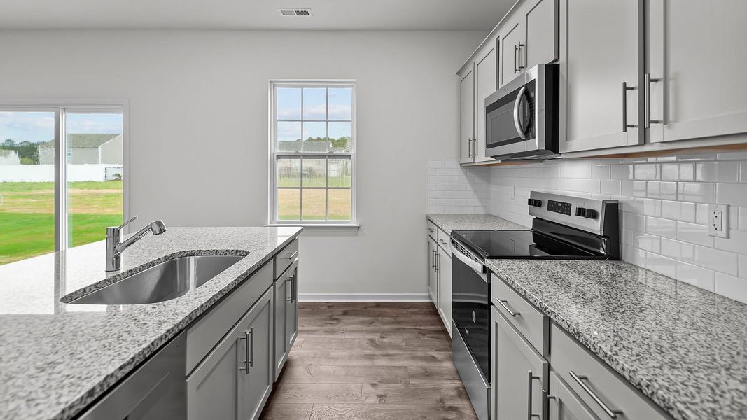 Furnished interior view inside a new home in Hunter Hill, Rocky Mount (Image 3).