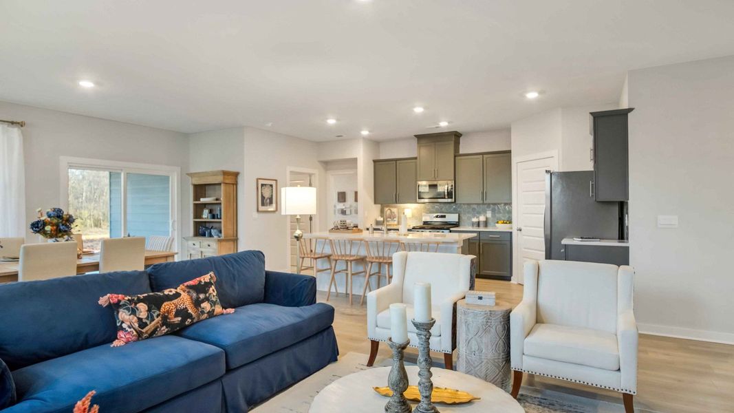 Representative furnished interior of a home built from the Clifton MF by D.R. Horton in Harvest Point, Spring Hill (Image 13).