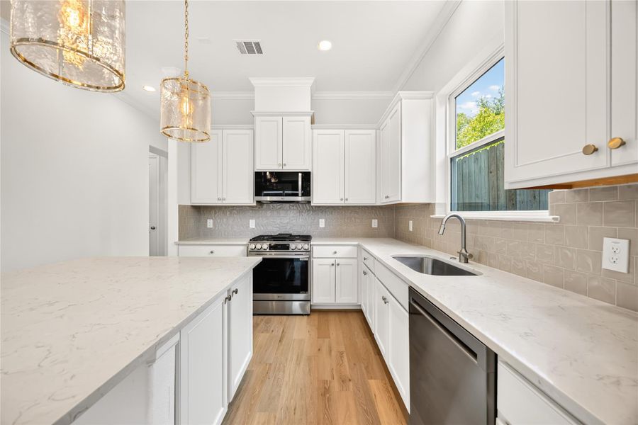 Furnished interior view inside a new home in , Houston (Image 15).