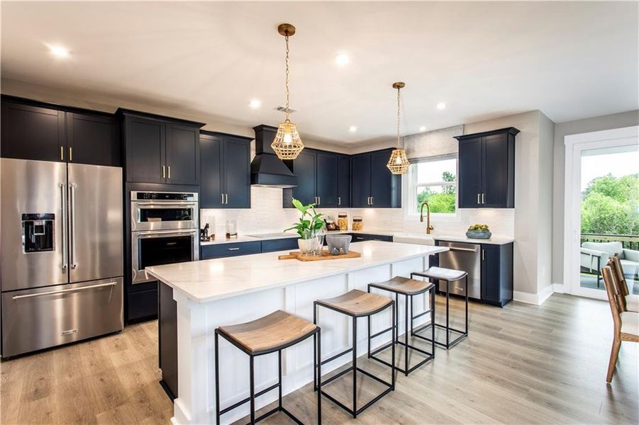 Furnished interior view inside a new home in Wisteria at GreenHouse, Marietta (Image 10).