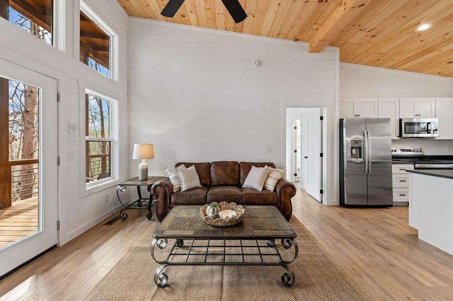 Furnished interior view inside a new home in , Morganton (Image 18).