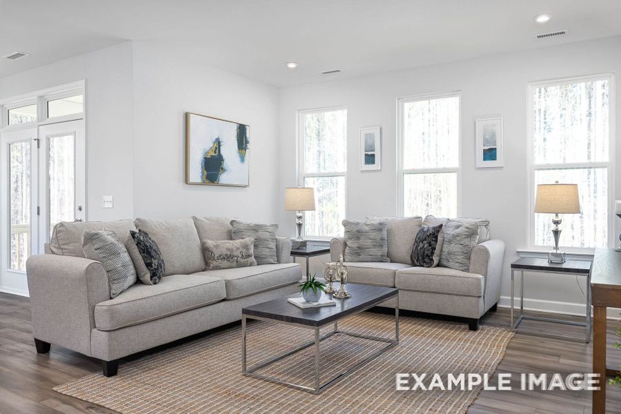 Representative furnished interior of a home built from the The Ash by Davidson Homes LLC in Retreat at North Main, Lillington (Image 12).