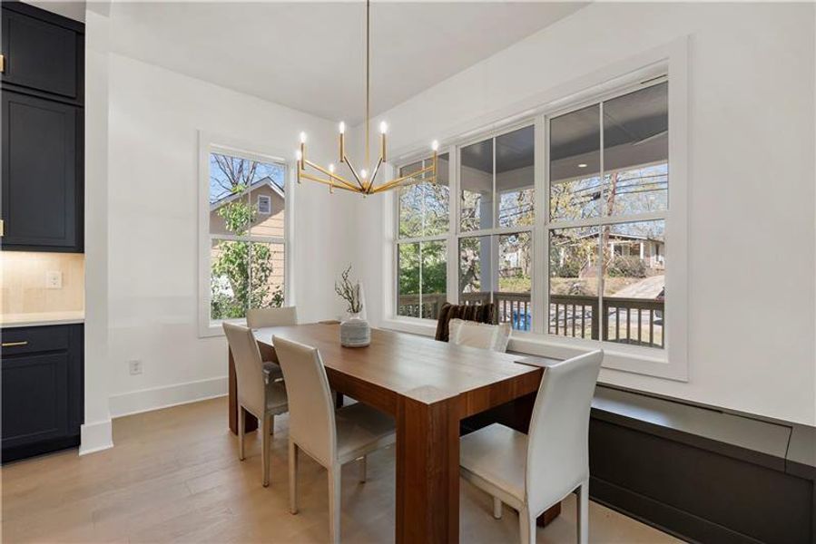 Furnished interior view inside a new home in , Atlanta (Image 8).