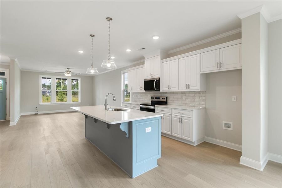 Kitchen to Family Room | 6244 Canterbury Farms Pkwy in Tillery Park