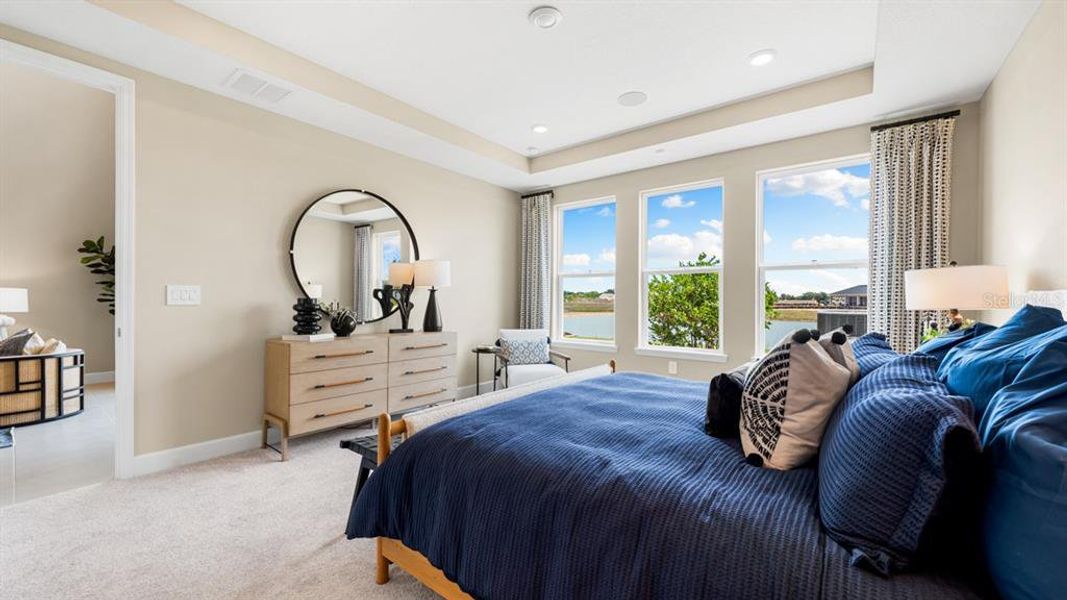 Furnished interior view inside a new home in Indigo Creek, Apollo Beach (Image 40).
