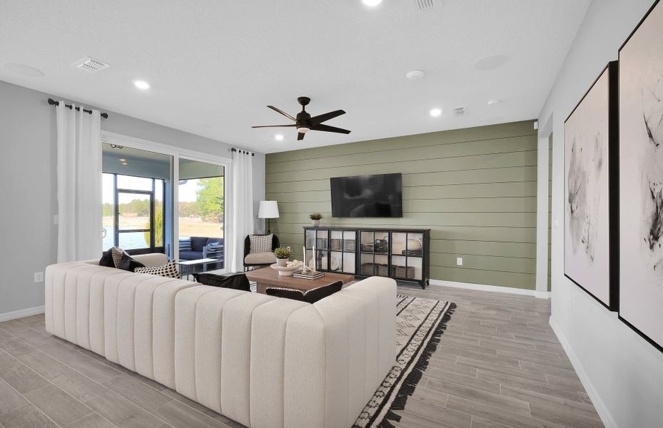 Furnished interior view inside a new home in The Preserve at Bannon Lakes, St. Augustine (Image 8).