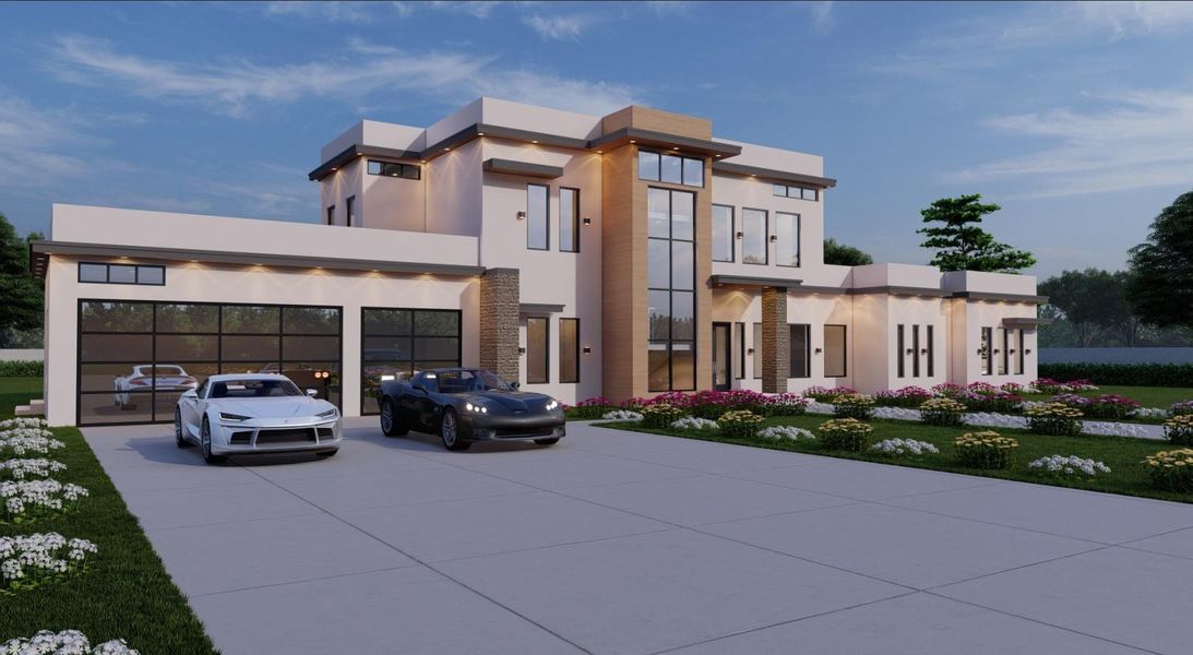 Front exterior of a new home in , Houston, TX, highlighting curb appeal (Image 4). Front exterior of a new home in , Houston, TX, highlighting curb appeal (Image 4).