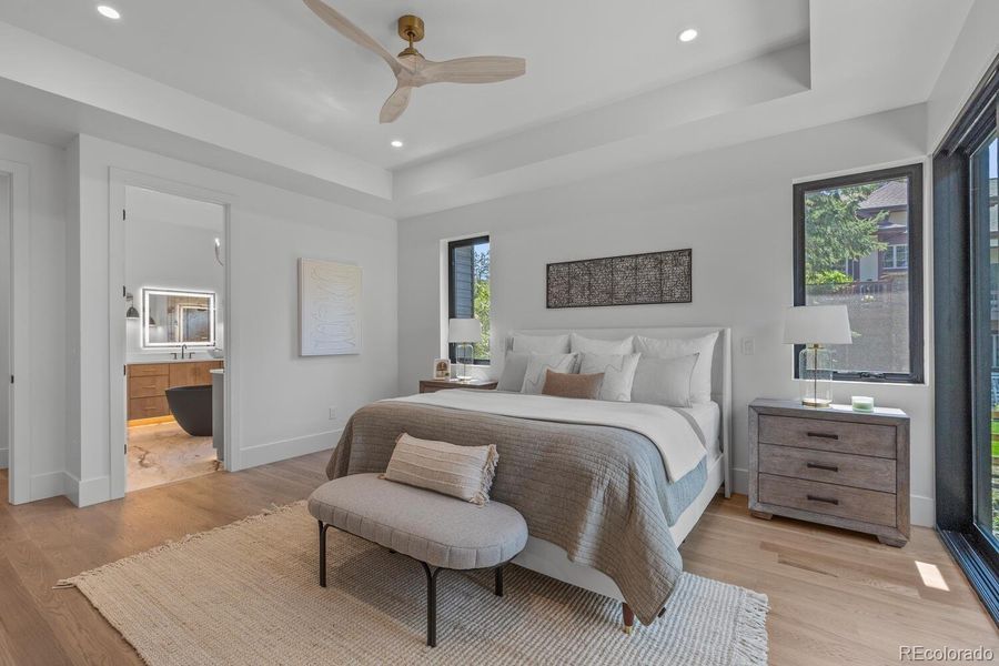 Furnished interior view inside a new home in , Castle Rock (Image 36).