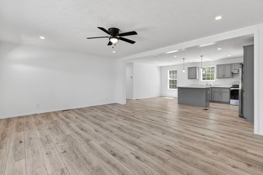 Spacious, unfurnished interior of a new home in , Cross (Image 34).