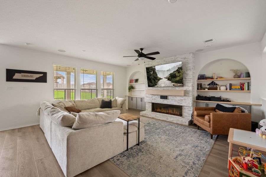 Furnished interior view inside a new home in , Round Rock (Image 7).